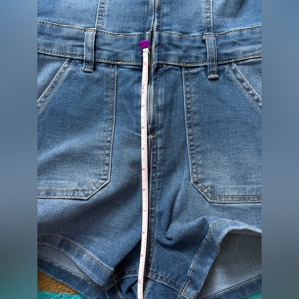 refuge DENIM Romper - Picture 6 of 10